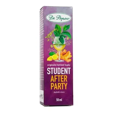 STUDENT After party, bylinné kapky, 50 ml