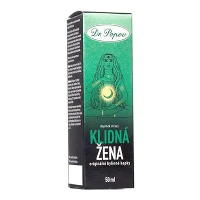 Klidná žena, originální bylinné kapky, 50 ml