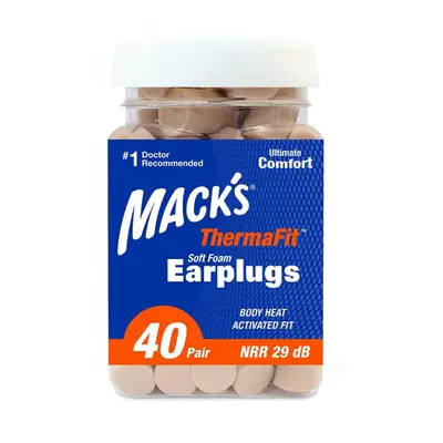 Mack´s Špunty do uší Mack's ThermaFit™ - 40 párů