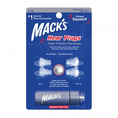 Mack´s Špunty do uší na hlasitou hudbu Mack's Hear Plugs® High Fidelity