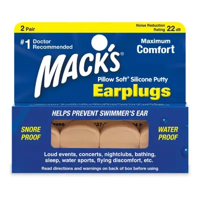 Mack´s Špunty do uší na spaní Mack's Snoozers® Množství: 2 páry