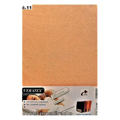 veratex Froté prostěradlo 80x200/25cm (č.11-lososové)