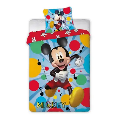 Tiptrade Dětské povlečení 140x200 + 70x90 Mickey Party