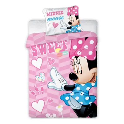 Greno Povlečení do postýlky 100x135+40x60 Sweet Minnie