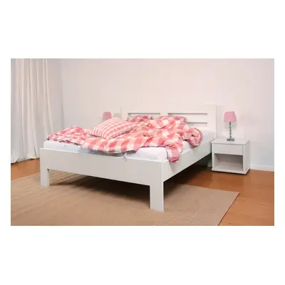 Postel BMB Ella Harmony - Průběžný Buk Rozměr: 90x220 cm, Provedení rohů: Oblé, Moření: 75 - Mah