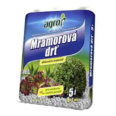 AGRO CS AGRO Mramorová drť 4 - 7 mm 5 l