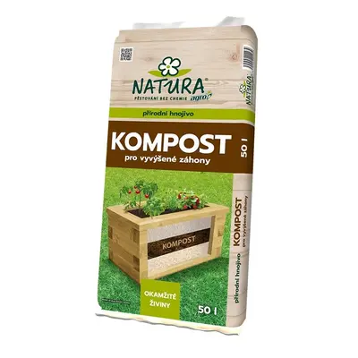 AGRO CS NATURA Kompost pro vyvýšené záhony 50 l