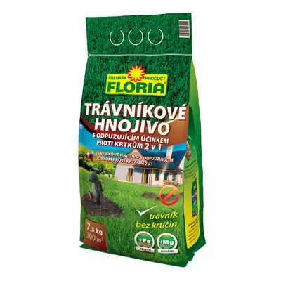 AGRO CS FLORIA trávníkové hnojivo proti krtkům 7,5 kg