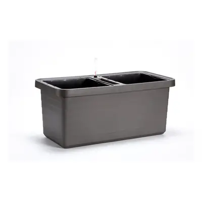 Plastia Velkoobjemový truhlík Berberis DUO 80 cm - antracit 80 cm 39 cm