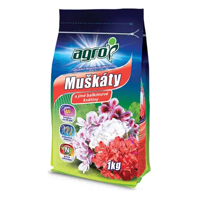 AGRO CS AGRO Organominerální hnojivo muškáty 1 kg CZ/SK