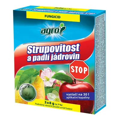 AGRO CS AGRO Strupovitost a padlí jádrovin STOP 3 x 8 g