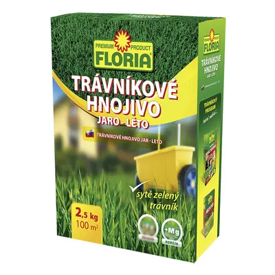 AGRO CS FLORIA Trávníkové hnojivo JARO - LÉTO 2,5 kg