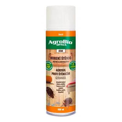 AgroBio Aerosol proti štěnicím Geraniol (ATAK) 400 ml/R