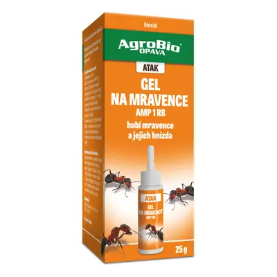 AgroBio Atak - gel na mravence 25g