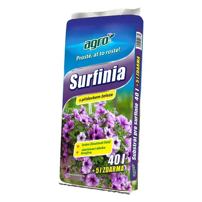 AGRO CS AGRO substrát pro surfinie 40 l + 5 l