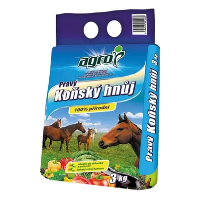 AGRO CS AGRO Pravý koňský hnůj 3 kg