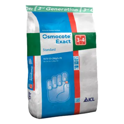 ICL Osmocote Exact 3-4M 25kg 16-9-12+2MgO+TE