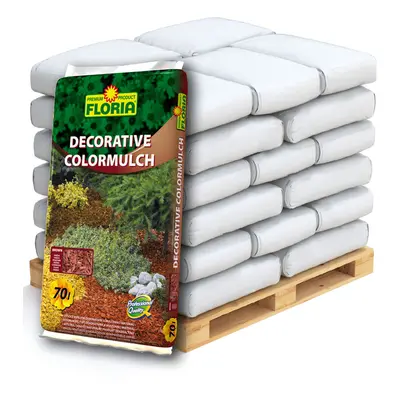 AGRO CS FLORIA Decor. ColorMulch hnědá Paleta 36x70 l