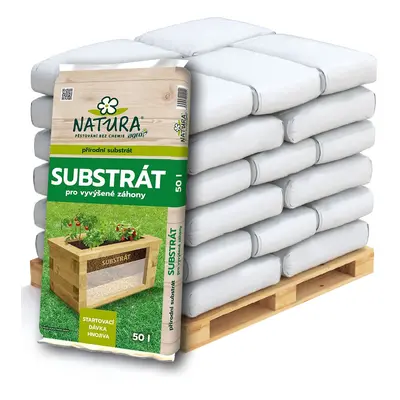 AGRO CS NATURA Substrát pro vyvýšené záhony Paleta 51x 50 l