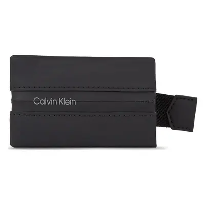 Pouzdro na kreditní karty Calvin Klein Rubberized Slide Ccholder K50K510923 Černá