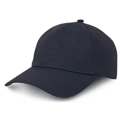 Kšiltovka Tommy Hilfiger Monogram Debossed Cap AW0AW15328 Tmavomodrá