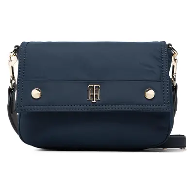 Kabelka Tommy Hilfiger My Tommy Shoulder Bag AW0AW12015 Tmavomodrá