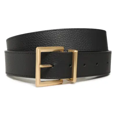 Pánský pásek Calvin Klein Adj Pramid Buckle Gold 35Mm K50K510218 Černá