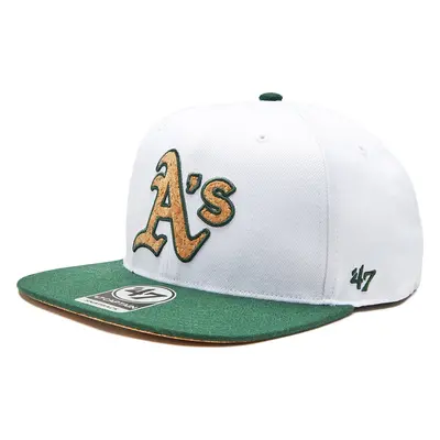 Kšiltovka 47 Brand MLB Oakland Athletics Corkscrew 47 CAPTAIN B-CORKS18WBP-WH Bílá