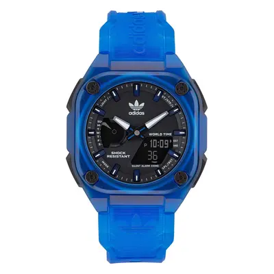 Hodinky adidas Originals City Tech One Watch AOST23058 Modrá