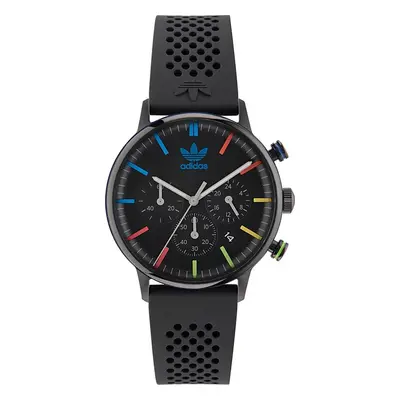 Hodinky adidas Originals Code One Chrono Watch AOSY23021 Černá