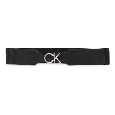 Dámský pásek Calvin Klein Re-Lock Waist Belt 50Mm K60K611104 Černá