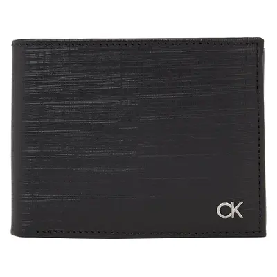 Pánská peněženka Calvin Klein Ck Must Trifold 10Cc W/Coin K50K510878 Černá