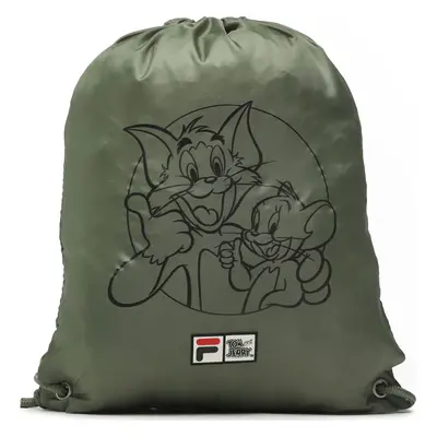 Vak na stahovací šňůrky Fila Tensta Warner Bros Small Sport Drawstring Backapck Zelená