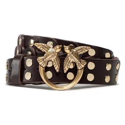 Dámský pásek Pinko Love Puzzle Belt H3 20222 PLT01 1H2146.A086 Hnědá