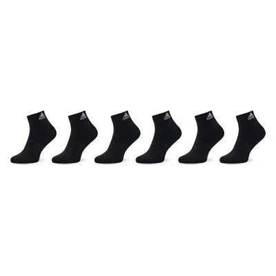 Nízké ponožky Unisex adidas Cushioned Sportswear Ankle Socks 6 Pairs IC1291 Černá