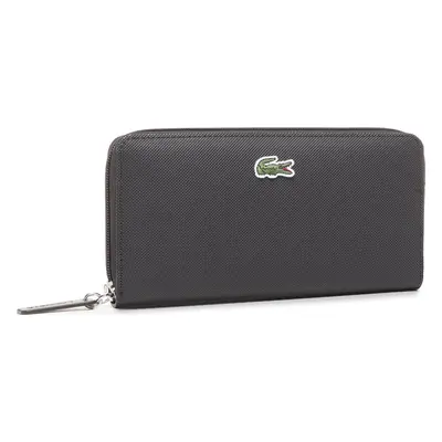 Velká dámská peněženka Lacoste L Zip Wallet NF2900PO Černá