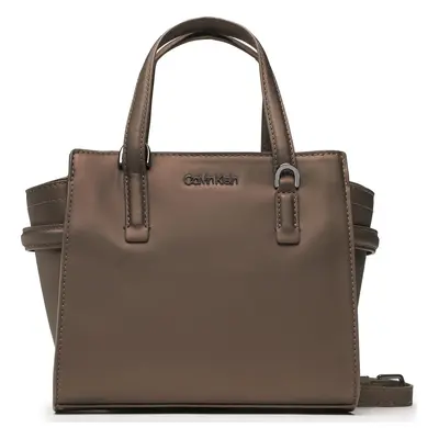 Kabelka Calvin Klein Ck Must Mini Tote Rubberized K60K610192 Hnědá