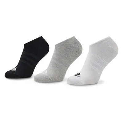 Kotníkové ponožky Unisex adidas Thin and Light No-Show Socks 3 Pairs IC1328 Šedá