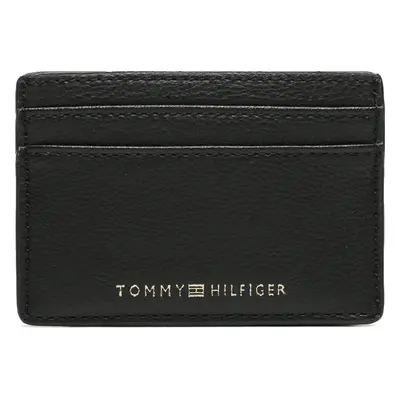 Pouzdro na kreditní karty Tommy Hilfiger Th Contemporary Cc Holder AW0AW14894 Černá