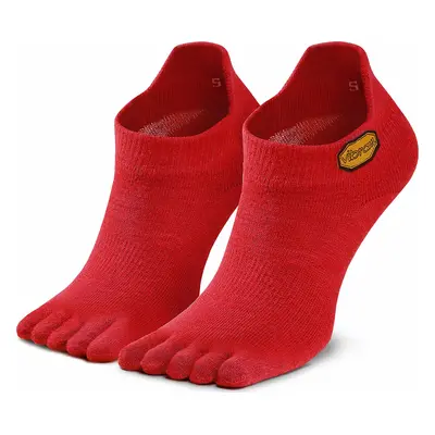 Nízké ponožky Unisex Vibram Fivefingers Athletic No Show S18N04 Červená