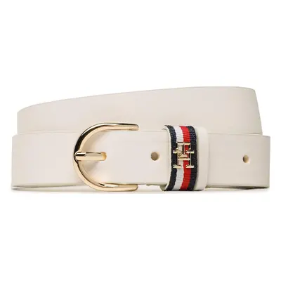 Dámský pásek Tommy Hilfiger Th Timeless 2.5 Corp AW0AW14802 Bílá