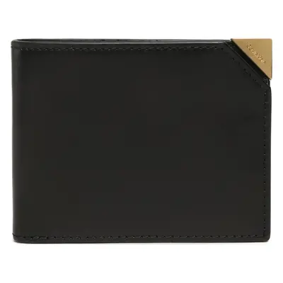 Velká pánská peněženka Calvin Klein Cut Corner Bifold 6cc W/Bill K50K509984 Černá