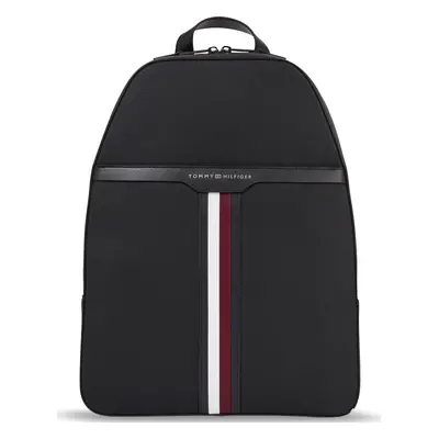 Batoh Tommy Hilfiger Th Coated Canvas Backpack AM0AM11533 Černá