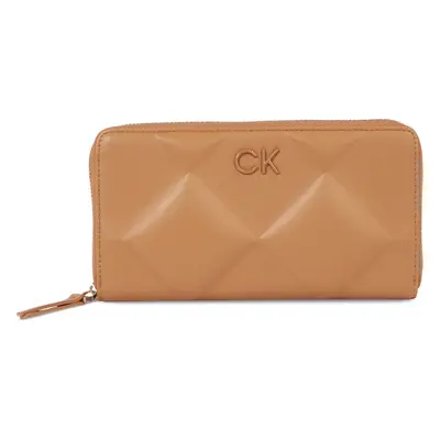 Dámská peněženka Calvin Klein Re-Lock Quilt Za Wallet Lg K60K610774 Hnědá