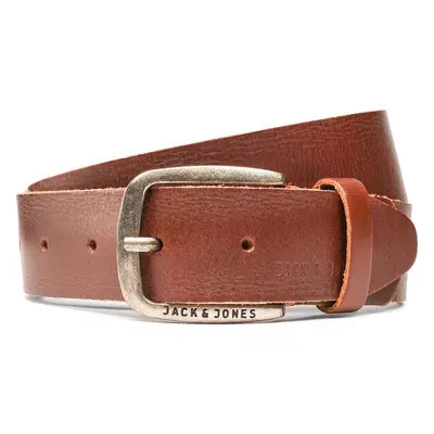 Pánský pásek Jack&Jones Jackpaul Leather Belt 12111286 Hnědá