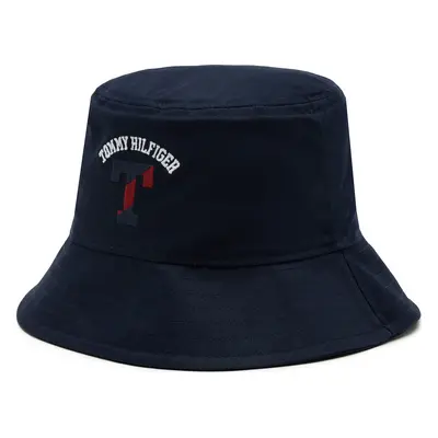 Klobouk bucket hat Tommy Hilfiger Colorful Varsity AU0AU01731 Tmavomodrá