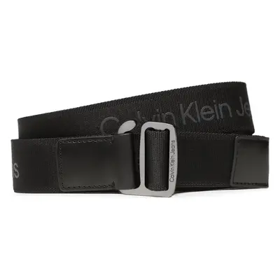 Pánský pásek Calvin Klein Jeans Slider Logo Webbing 35Mm K50K510153 Černá