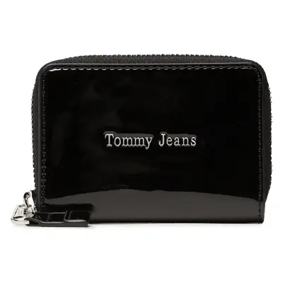 Malá dámská peněženka Tommy Jeans Tjw Must Small Za Patent AW0AW14974 Černá