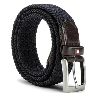 Pánský pásek Tommy Hilfiger New Adan Belt 3.5 AM0AM02801 85 Tmavomodrá