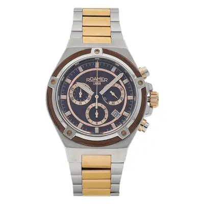 Hodinky Roamer Tempomaster Chrono 221837 49 65 20 Stříbrná